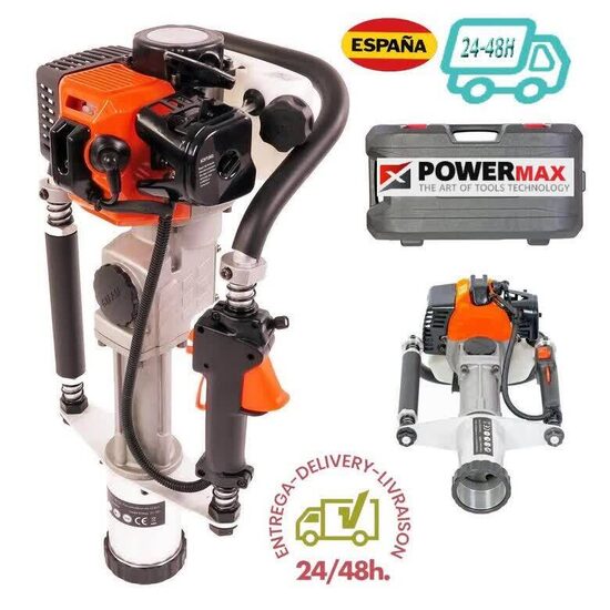 CLAVADORA PROFESIONAL DE POSTES Y ESTACAS GASOLINA 33CC. 2 TIEMPOS (Diámetro máximo 8cm)