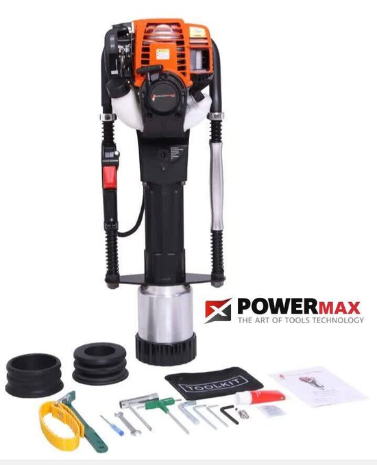 CLAVADORA PROFESIONAL DE POSTES Y ESTACAS GASOLINA 40CC. 4 TIEMPOS (Diámetro máximo 12cm)