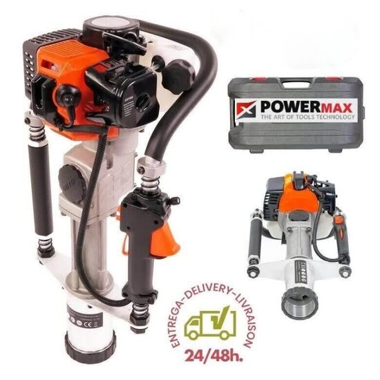 CLAVADORA PROFESIONAL DE POSTES Y ESTACAS GASOLINA 33CC. 2 TIEMPOS (Diámetro máximo 8cm)