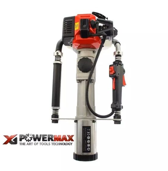 CLAVADORA PROFESIONAL DE POSTES Y ESTACAS GASOLINA 32,7CC. 2 TIEMPOS (Diámetro máximo 8cm)