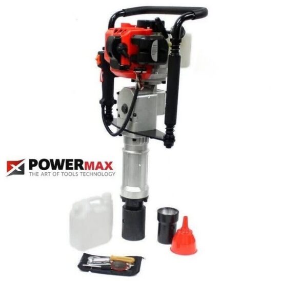 CLAVADORA PROFESIONAL DE POSTES Y ESTACAS GASOLINA 52CC. 2 TIEMPOS (Diámetro máximo 7cm)